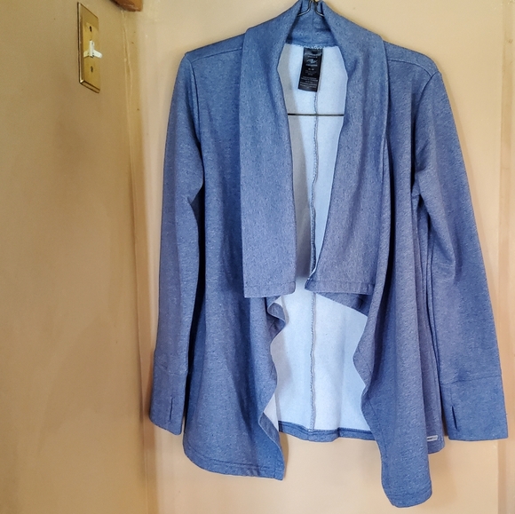 Athletic Works Open Front Waterfall Style Sweater - Picture 1 of 6